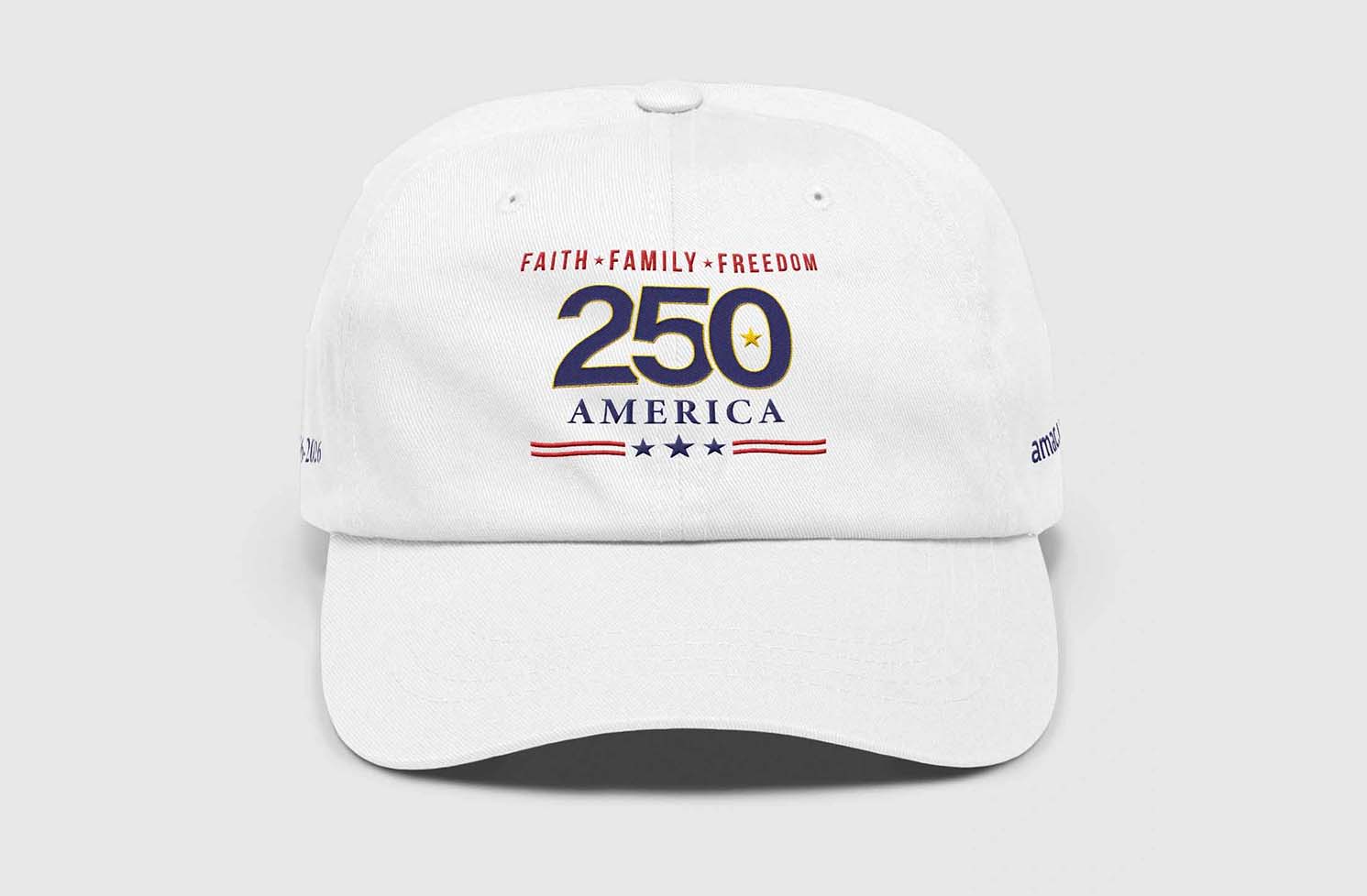 America 250 Faith, Family, Freedom Cap